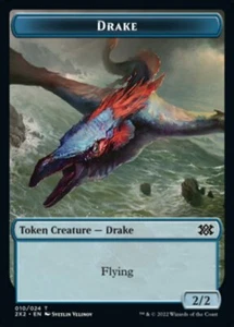 Drake (010) // Eldrazi Scion (001) Token x1 1x FOIL Double Masters 2022 NM MTG - Picture 1 of 2