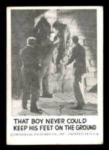 1961 Leaf Spook Stories #19 That Boy Never Could Keep His Feet… GD *d3