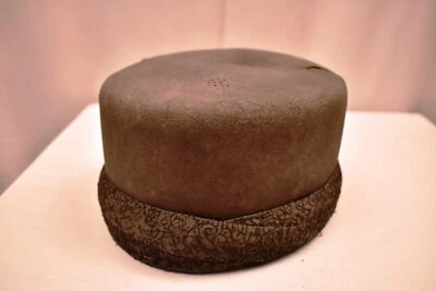 De colección Parsi Paghdis Phetas Sombrero de Piel Zoroástrica Gorra Topi Chinoy Bros Bombay "4 Foto 1 de 4