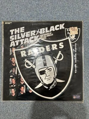 LA Raiders ‎– The Silver / Black Attack NEW SEALED 1986 Vinyl LP RARE NFL Rhino Foto 1 de 2