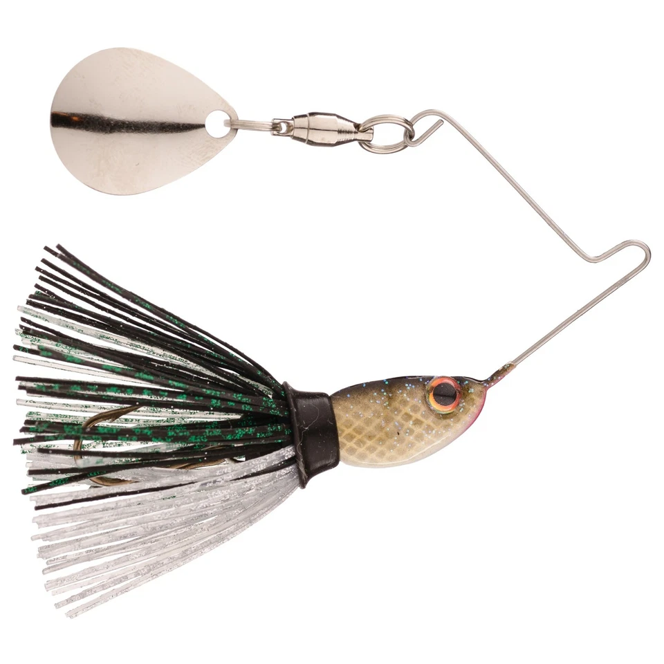 2- Strike King Rocket Shad Spinnerbait Colorado 1/4oz