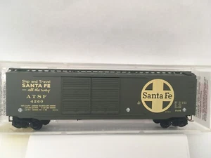 N SCALE Micro-Trains MTL 34240 ATSF Santa Fe 50' Standard Boxcar #4260 - Picture 1 of 8