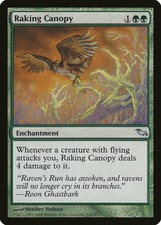 Raking Canopy Shadowmoor PLD Green Uncommon MAGIC THE GATHERING CARD ABUGames