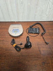 Philips Magnavox Compact Disc Player ESP45 W/ Car Power Cord & Tape Adapter - Picture 1 of 12