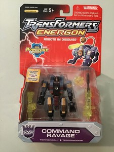 Transformers Energon 2004 Decipticon Command Ravage Terrorcon New Sealed Card