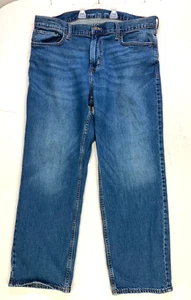 Pantalones de mezclilla para hombre Old Navy azul 38WX30L cierre de cremallera 5 bolsillos tiro medio - Imagen 1 de 9