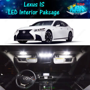 CANBUS White LED Lights Interior Package for 2014 - 2019 Lexus IS250 IS350 200t