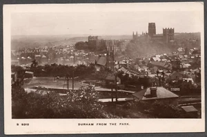 Postkarte Durham County Durham Blick aus dem Park verschickt 1912 RP WHS Kingsway - Bild 1 von 2