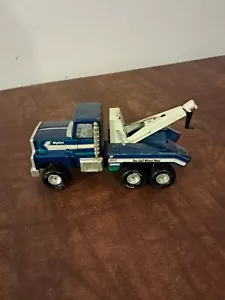 Vintage Nylint 24 Hr Towing Service Pressed Steel Blue Chrome Tow Truck 1980s - Picture 1 of 14