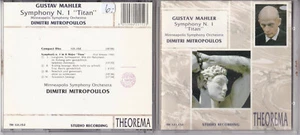Mitropoulos, Mahler -Symphony N. 1 "Titan" CD Theorema near mint - Picture 1 of 1