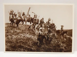 Ogalala War Party Teton Sioux Postcard (B) - Picture 1 of 2