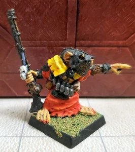 Warhammer Fantasy Skaven Commander w/ Warplock Musket Skreth the Ironclad Metal - Picture 1 of 3