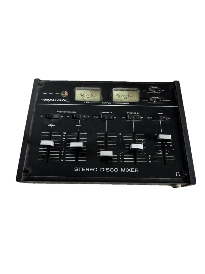 MEZCLADOR ESTÉREO REALISTA 32-1100A PRODUCCIÓN DE RADIO DJ Foto 1 de 4