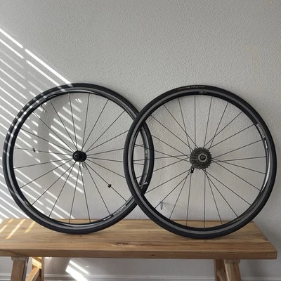 Shimano WH-R500 700c Rim Brake Clincher Wheelset Aluminium w/ Continental Tires - Image 1 of 4