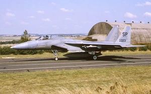 Original Kodachrome colour slide F-15C 84-0023/SP 53 FS/52 FW 1996 - Picture 1 of 1