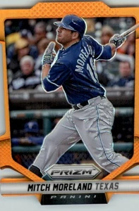 2014 Panini Prizm Prizms Orange Die Cut #146 Mitch Moreland /60 - Picture 1 of 2