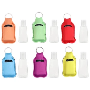 6 Stück Lippenstifthalter Schlüsselanhänger Schlüsselanhängsel Halter Lippenbalsam Schlüsselanhänger Tasche - Bild 1 von 12