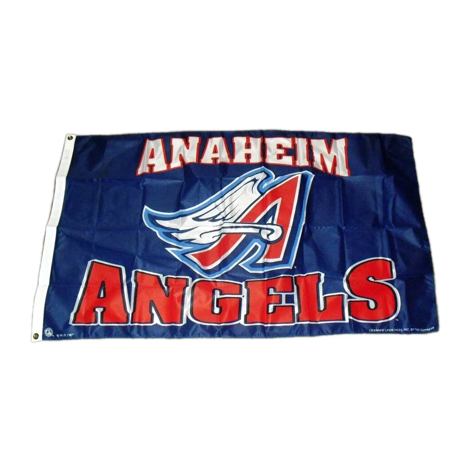 Anaheim Angels Vintage 3 ft. x 5 ft. Banner Flag New Mlb Baseball - Image 1 of 1