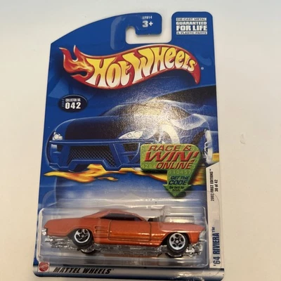 Hot Wheels  '64 Riviera 2002 First Editions30 of 42  No. 042 Orange Buick - Image 1 of 4