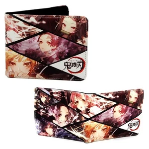 Demon Slayer - Corps Shojo Art 4.5" Bi-Fold Wallet NEW Kimetsu no Yaiba Billfold - Picture 1 of 2
