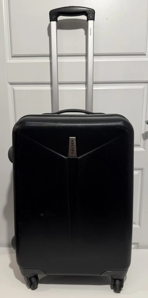 DELSEY Paris Hard Shell - Black - Spinner - Suitcase - TSA Lock - 62x42x24cm - Image 1 of 4