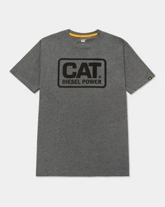CAT Diesel Power T-shirt (Dark Heather Grey/Black) - Medium - Picture 1 of 2