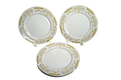 Set 4 Dinner Plates China Coronet 10 1/4" Signature Collection Pattern 117 Japan - Image 1 of 4