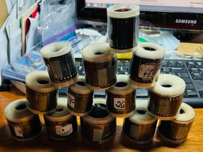 Eric H. Lasher Cinematographer 13 rollos de película originales de 35 mm - armario de almacenamiento Foto 1 de 4