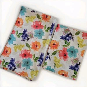 Fiesta Floral Tablecloth Oblong 60”x102” & 4 Placemats Water Repellent - Picture 1 of 5