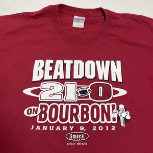 Alabama LSU Shirt Mens Large Red 21-0 Beatdown 2012 Smack Talk - Picture 1 of 10