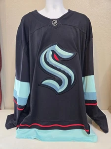 Fanatics Men's Seattle Kraken Authentic NHL HOCKEY Jersey 4XL #5 Giordano - Picture 1 of 18