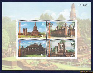 1996 THAILAND HERITAGE CONSERVATION STAMP SOUVENIR SHEET S#1653a MNH PERF FRESH