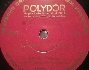 LEOPOLD LUDWIG "Tannhäuser (Richard Wagner) - Ouvertüre" 78rpm 12"  Polydor 1938 - Bild 1 von 2