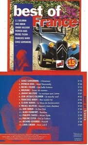 CD COLLECTOR 15T GAINSBOURG/KAAS/BIRKIN/GOLDMAN/HALLYDAY/MAURANE/HARDY BEST FRAN - Picture 1 of 1