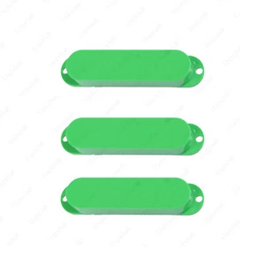 3 Pcs No Hole SSS Single Coil Pickup Covers For Fender SQ Strat multiColors - Picture 1 of 15