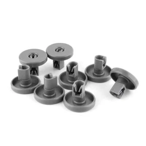 8 Pcs Dishwasher Spare Rolls Parts Baskets Kits For AEG Favorit Privileg Zanussi - Afbeelding 1 van 8