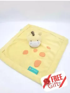 Manta de felpa de seguridad amarilla jirafa Lovey Tiddliwinks naranja niño + bonificación - Imagen 1 de 9