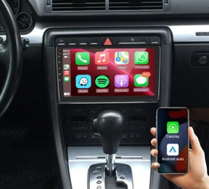 For Audi A4 2002-2008 9" Android13 Carplay Car Stereo GPS Navi Wifi BT RDS Radio - Picture 1 of 23