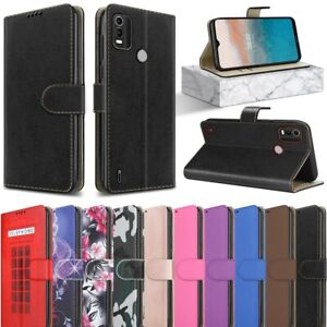 For Nokia C2 2nd Edition Case, Slim Leather Wallet Flip Stand Phone Case Cover