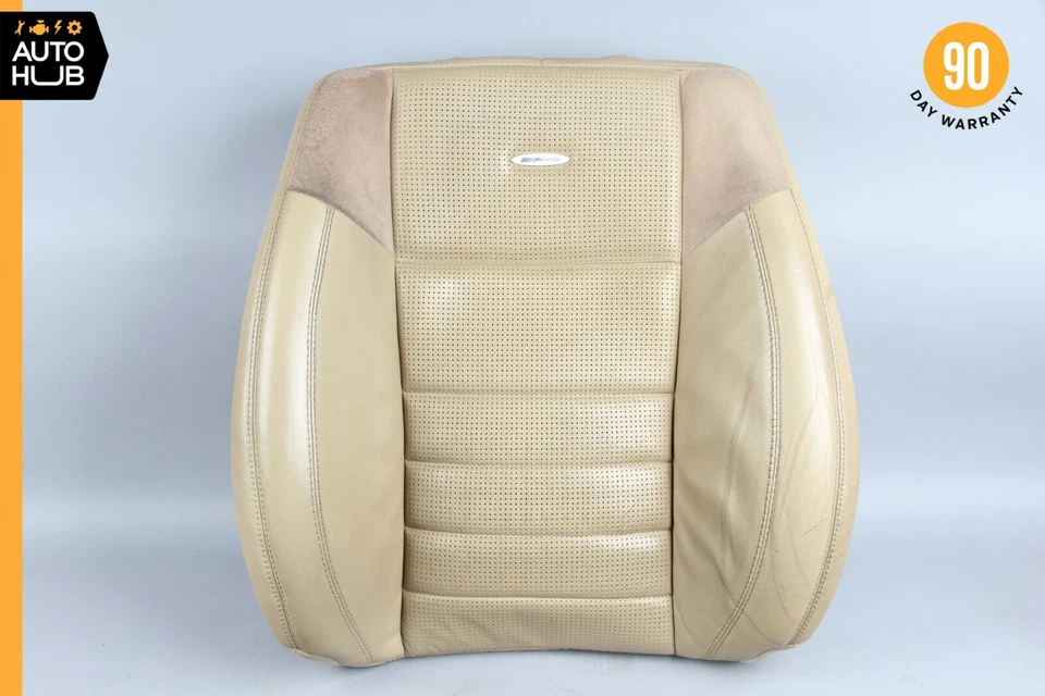 07-11 Mercedes W164 ML63 AMG Front Left Driver Top Upper Seat Cushion Beige OEM - Image 1 of 4