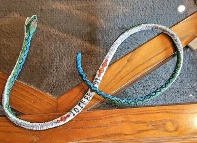 Efigie serpiente india 105 años fechada 1919 firmada 45 pulgadas de largo Foto 1 de 4