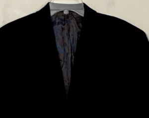 Lauren Ralph Lauren Corduroy Sport Coat  Large Blue Men's Jacket Academia W1 - Picture 1 of 11