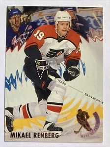 1993-94 Ultra WAVE OF THE FUTURE insert # 16 Mikael Renberg PHILADELPHIA FLYERS - Picture 1 of 2