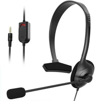 Microphone Single-Sided Computer Headphone Lightweight Call Center Wired Headset - Image 1 of 4