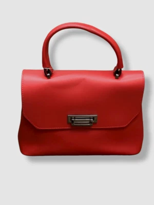 $300 Neiman Marcus Mujer Cuero Rojo Bolso de Mano Cartera Bolso Foto 1 de 4