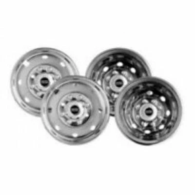 Pacific Dual 44-1950 Wheel Simulator Stainless Steel Front And Rear 19.5" 10 Lug - Image 1 of 3