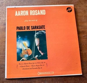 Aaron Rosand Plays Pablo De Sarasate Vox PL 12.760 EX - Imagen 1 de 5