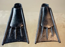  Vintage GI Joe Deep Sea Diver Flippers Swim Fins Hasbro 1960's 