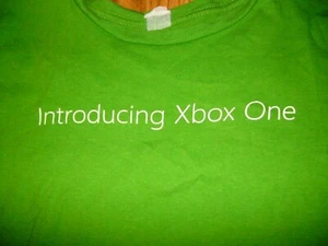 T-shirt Microsoft usata introduzione XBOX ONE Med cotone sbiadito videogioco - Foto 1 di 6