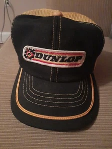 Cappellino da camionista Dunlop Swingster vintage anni '80 - Foto 1 di 6